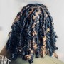 Butterfly locs Bob length