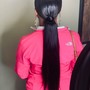 Half Up/Half Down Ponytail Quickweave