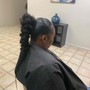 Half Up Half Down Ponytail