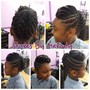 Braids Styled only (natural hair)