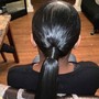 Basic low/mid/high Ponytail