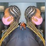 4 Feed in braids