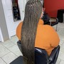 4 regular feed in braids