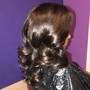 Pin Updo With or Without Bangs