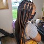 Large feed in Braids