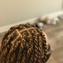 Gypsy braids ( boho knotless with human hair)