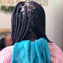 2  "Feed In" Braids