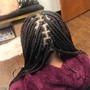 Kid's Braids (natural w/ beads)