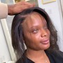 Closure wig install