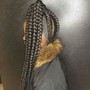 Half Feedin Braid-Half individual Mid Back