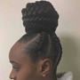 Braided Updo Style (4 braids +)