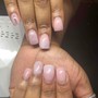 Gel Manicure with French tip