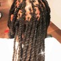 Retwist  traditional locs large &med only