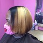 Wash  blowdry style (relaxed hair)