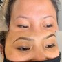 Brow razor and tint