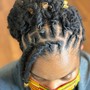 Med Knotless Box Braids