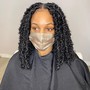 Crochet faux locs/braids/no loose hair