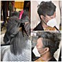 Razor cut on Natural hair