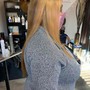 Shampoo on new hair extensions