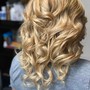 Updo with extensions