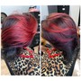 Silk Press/1 Permanent Color highlights