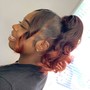 Pin up ponytail / updo