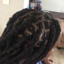 Large Knotless Braids/mid back