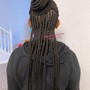 Medium/Regular size, Midback Length Distress Loc