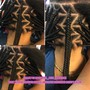 Butterfly locs bob shoulder