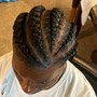 2 Feed In Braids