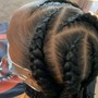 2 Feed In Braids