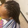 Feed in Braids with singles