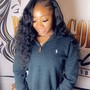 Sew-in ponytail