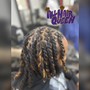 Loc Retwist and Style Ear length