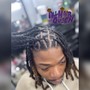 Loc Retwist and Style Ear length