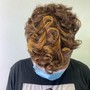 Wand / Barrel Curls (style not included)