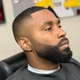 Fade/line up/beard