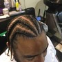 Marley Twist/Mens 2Strand twist with hair added