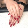 Gel Manicure with Nail Art