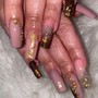 Gel Manicure with Nail Art