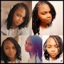 Partial Sew In (crown only ) and short cut