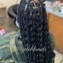 Small Knotless Box Braid[Mid-Back Lenght]