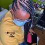 2 Feed In Braids