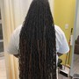 Black/brown Root Touch Up, Single Process Loc maintenance no style