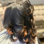 Silk Press Updo