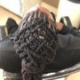 Diamond part two strand Twist