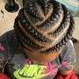 2-3 feed-in Braids