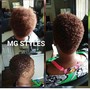 MG’s Relaxer retouch and style