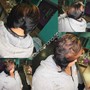 Updo(Relaxed Hair)