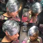 Partial Foil Highlights (short hair)